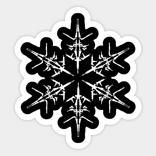 Snowflake Sticker by seelok